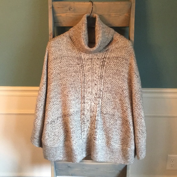 Brixon Ivy Corneli Cowl Neck Poncho - Picture 1 of 6